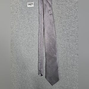 Stafford Textured Gray Men's Tie 100% Silk.  Office Fancy. Workwear